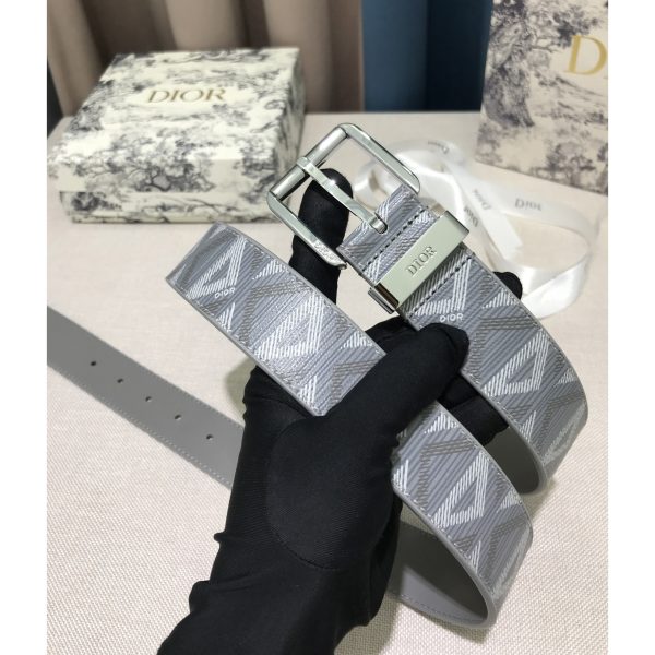 Dior CD Diamond Print  35mm Belt