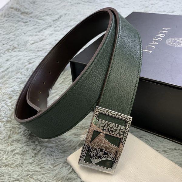 Versace Medusa Head Leather Belt  35mm