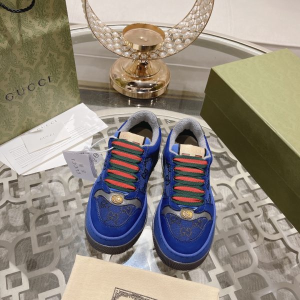 Gucci’s latest chubby thick-soled dirty shoes couple casual shoes 6cm height increasing shoes C