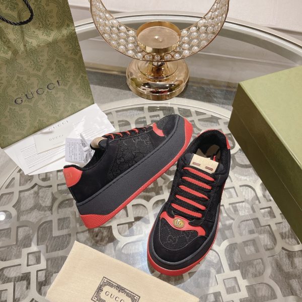 Gucci’s latest chubby thick-soled dirty shoes couple casual shoes 6cm height increasing shoes F - Image 3