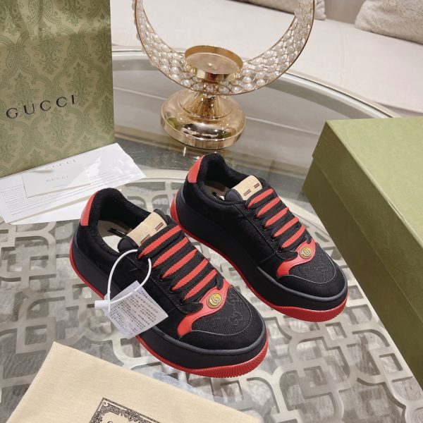 Gucci’s latest chubby thick-soled dirty shoes couple casual shoes 6cm height increasing shoes F - Image 6