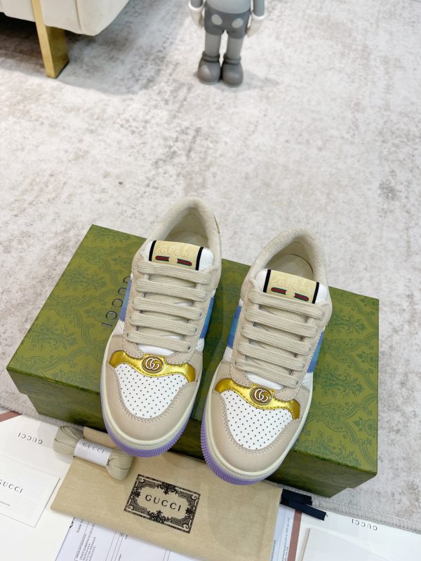 Newly upgraded Gucci dirty shoes for couples GG series distressed and casual - Image 3