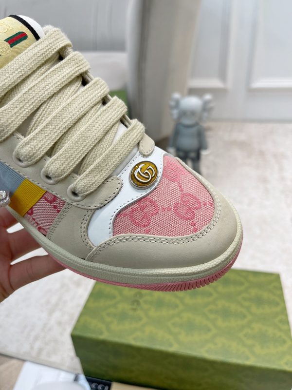 Newly upgraded Gucci dirty shoes for couples GG series distressed and casual - Image 8