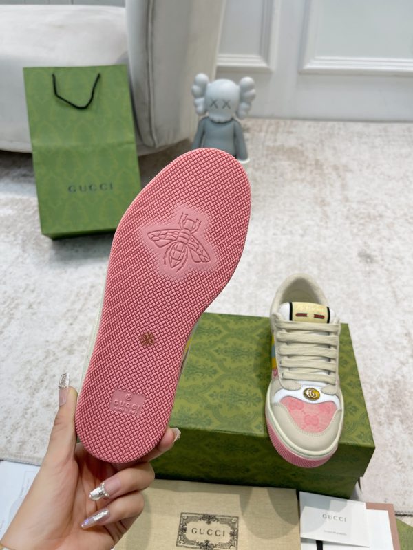 Newly upgraded Gucci dirty shoes for couples GG series distressed and casual - Image 10
