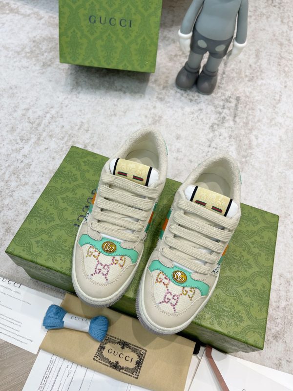 Newly upgraded Gucci dirty shoes for couples GG series distressed and casual D - Image 3