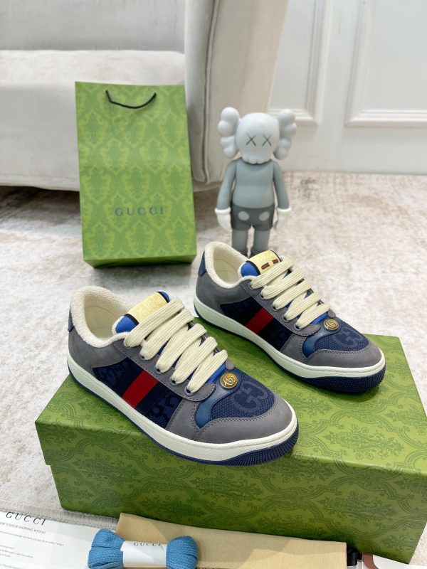 Newly upgraded Gucci dirty shoes for couples GG series distressed and casual E - Image 8