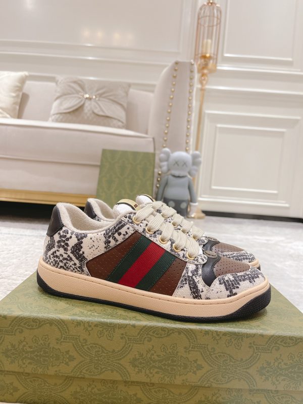 Newly upgraded Gucci dirty shoes for couples GG series distressed and casual U - Image 2