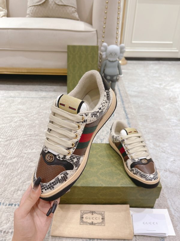 Newly upgraded Gucci dirty shoes for couples GG series distressed and casual U - Image 6