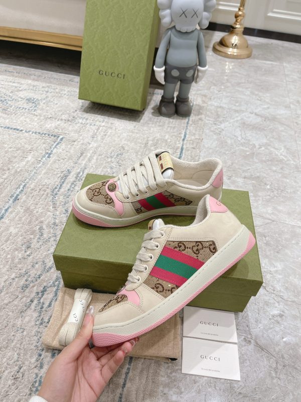 Newly upgraded Gucci dirty shoes for couples GG series distressed and casual w - Image 6