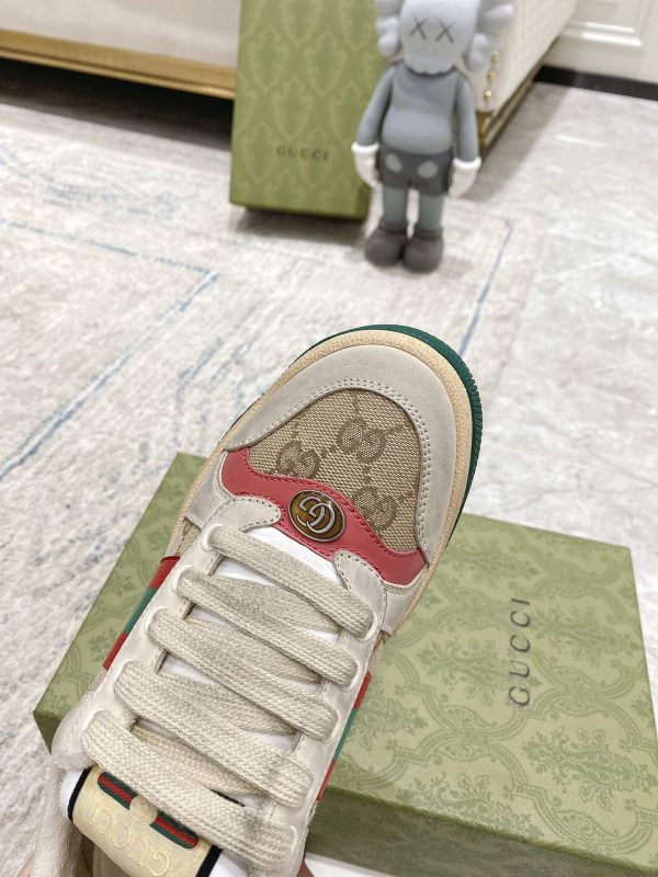 Newly upgraded Gucci dirty shoes for couples GG series distressed and casual Gucci B - Image 8