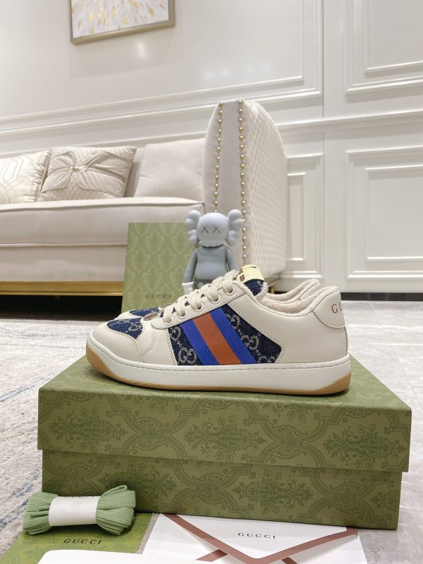Newly upgraded Gucci dirty shoes for couples GG series distressed and casual Gucci c