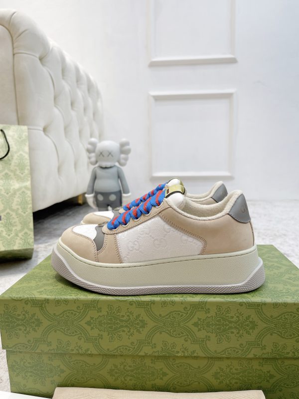 Newly upgraded Gucci dirty shoes for couples GG series distressed and casual Gucci C - Image 4
