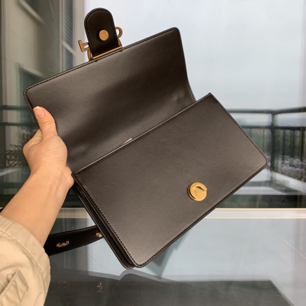 PINKO swallow bag 2021 spring and summer new product rivet badge wide shoulder strap one shoulder diagonal bag large black - Image 7