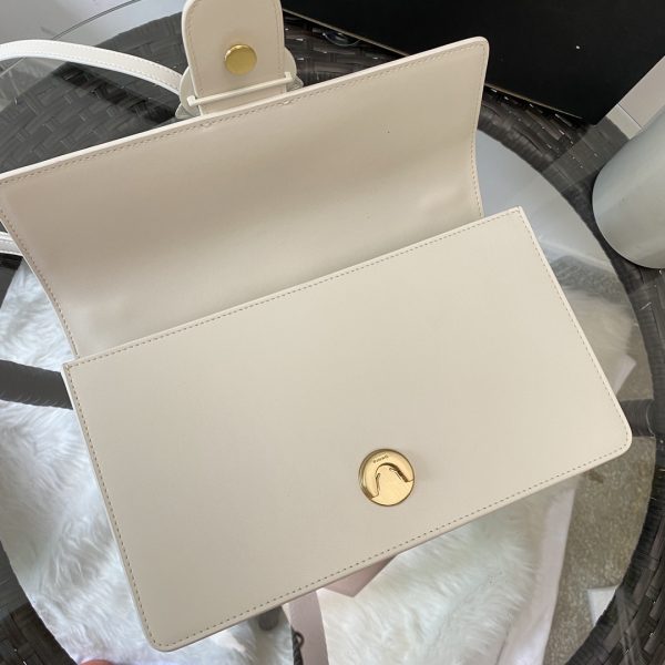 Pinko Swallow bag 2021 autumn and winter new classic leather chain shoulder handbag Bacchus bag white - Image 8