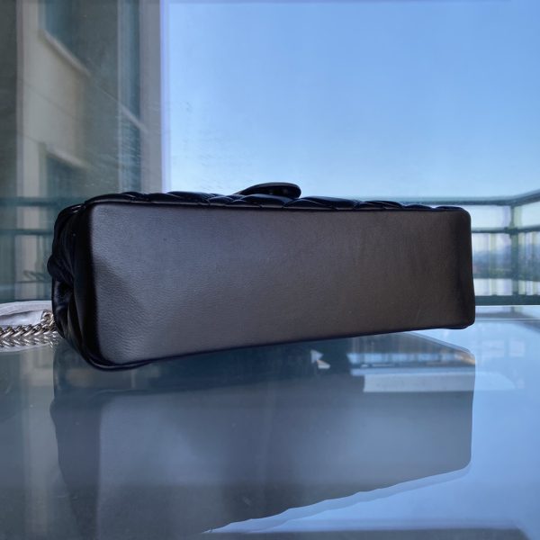 Pinko New Shoulder Messenger Bag Made Of Sheepskin Black - Image 6