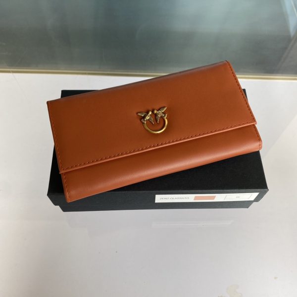 Pinko Women’s Flip Leather Wallet FARFETCH A
