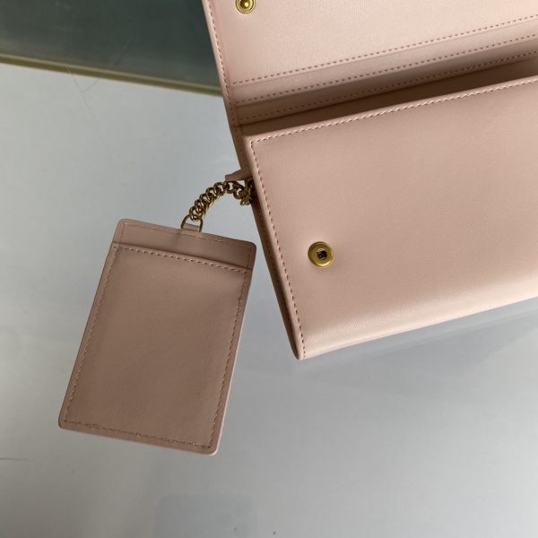Pinko Women’s Flip Leather Wallet FARFETCH Pink - Image 7
