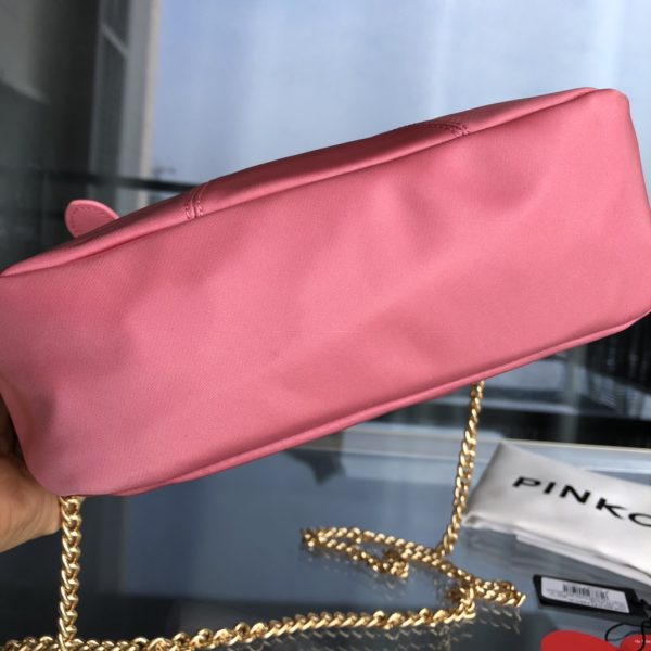 PINKO autumn and winter half-moon portable underarm crossbody bag 1P22FDY7K3 G - Image 7