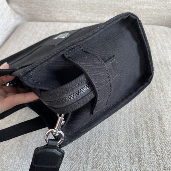Marc Jacobs Canvas Shopping Bag New Style With Long Shoulder Strap Detachable Adjustable Fashion Simple Dust Bag Black - Image 6