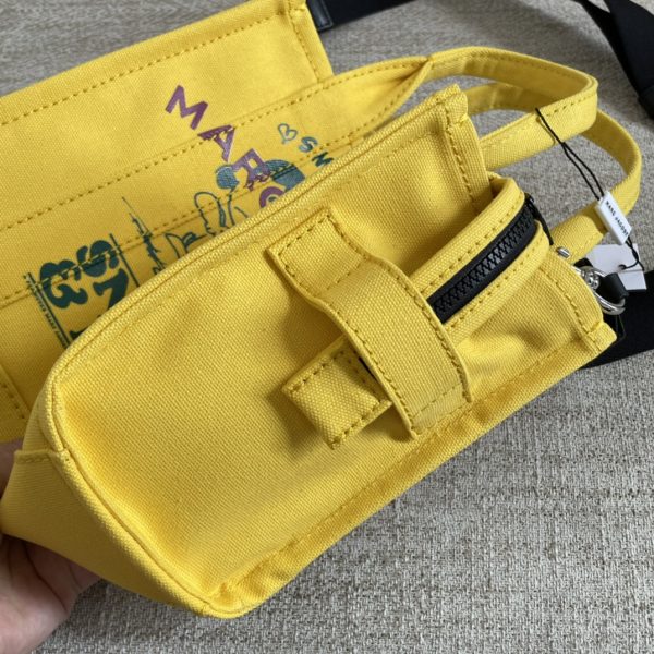 Marc Jacobs Canvas Shopping Bag New Style With Long Shoulder Strap Detachable Adjustable Fashion Simple Dust Bag D - Image 6