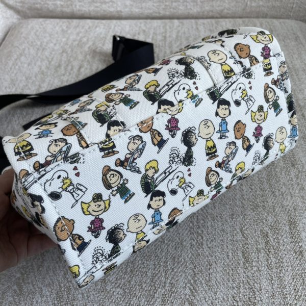 Marc Jacobs Canvas Shopping Bag New Style With Long Shoulder Strap Detachable Adjustable Fashion Simple Dust Bag E - Image 3