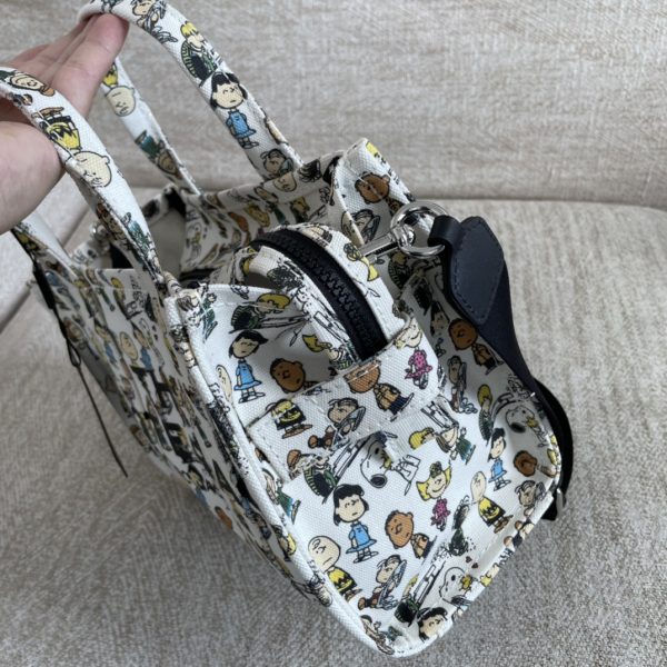 Marc Jacobs Canvas Shopping Bag New Style With Long Shoulder Strap Detachable Adjustable Fashion Simple Dust Bag E - Image 5