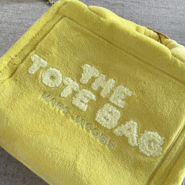 Marc Jacobs Tote Bag Autumn And Winter New Towel Bag Feels Soft And Comfortable With Long Shoulder Strap Detachable Adjustable Dust Bag Yellow - Image 4