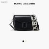 Arc Jacobs Shoulder Messenger Bag New Leather Shoulder Strap Detachable Adjustable Length Black