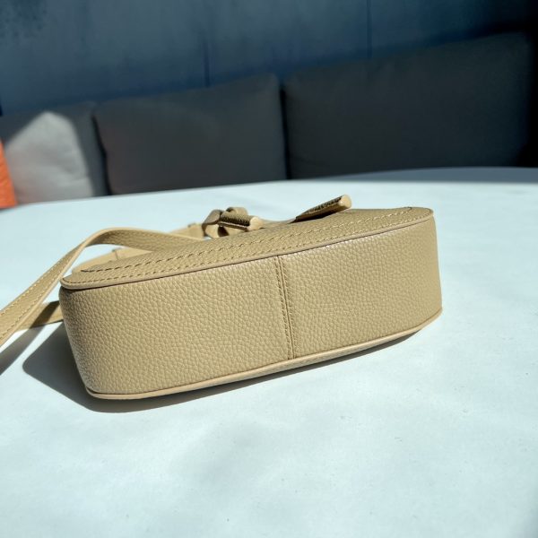Marc Jacobs New Pure Original Half-Circle Messenger Bag Leather Shoulder Strap Adjustable Dust Bag C - Image 5