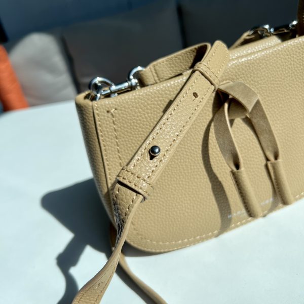 Marc Jacobs New Pure Original Half-Circle Messenger Bag Leather Shoulder Strap Adjustable Dust Bag C - Image 8