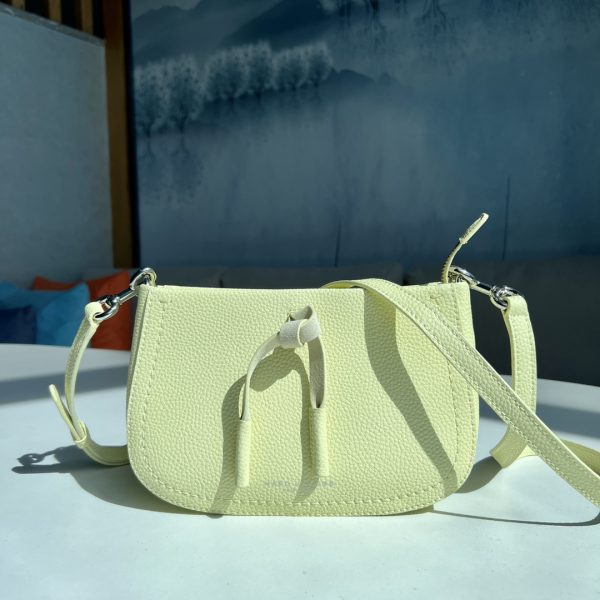 Marc Jacobs New Pure Original Half-Circle Messenger Bag Leather Shoulder Strap Adjustable Dust Bag Green