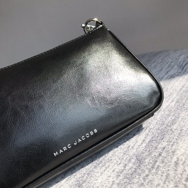 Marc Jacobs Devon Charm Purse Letter Chain Armpit Bag Shoulder! The Shoulder Strap Can Be Detached To Make A Necklace Black - Image 7