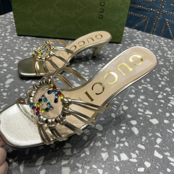Gucci's new summer crystal-embellished hand-woven sandals A - Image 5