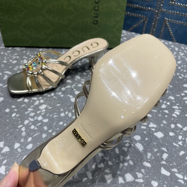 Gucci's new summer crystal-embellished hand-woven sandals A - Image 6