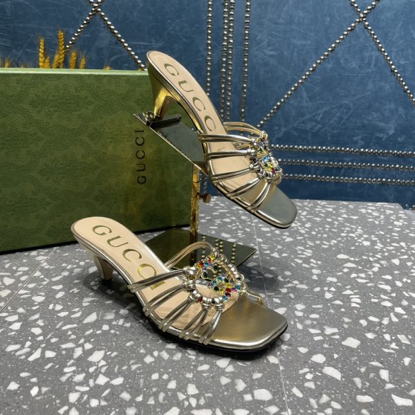 Gucci's new summer crystal-embellished hand-woven sandals A - Image 8