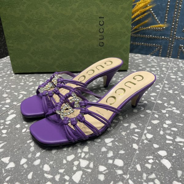 Gucci’s new summer crystal-embellished hand-woven sandals B - Image 3