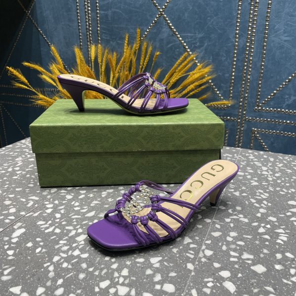 Gucci’s new summer crystal-embellished hand-woven sandals B - Image 9