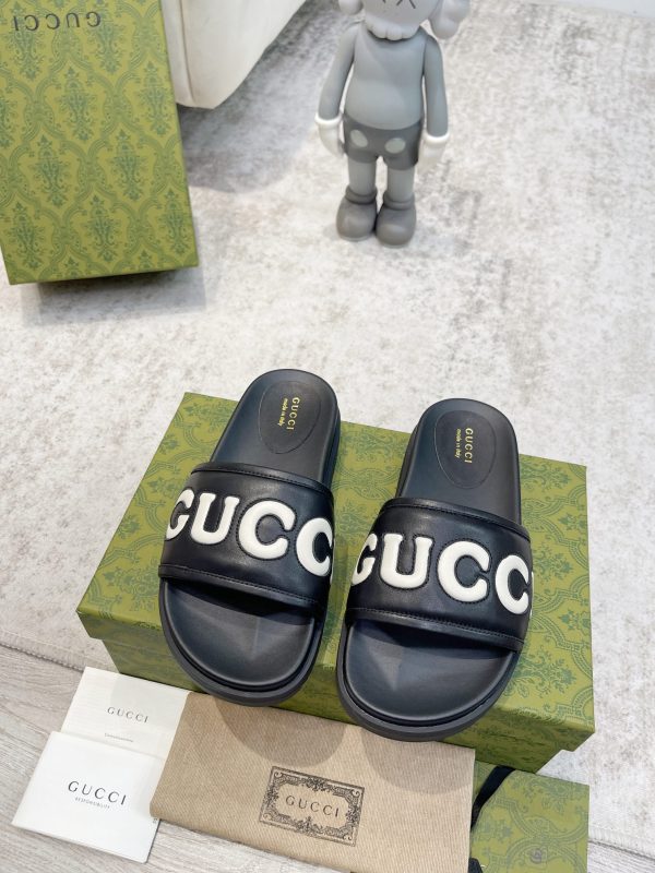 Gucci Gucci spring summer slippers sandals black