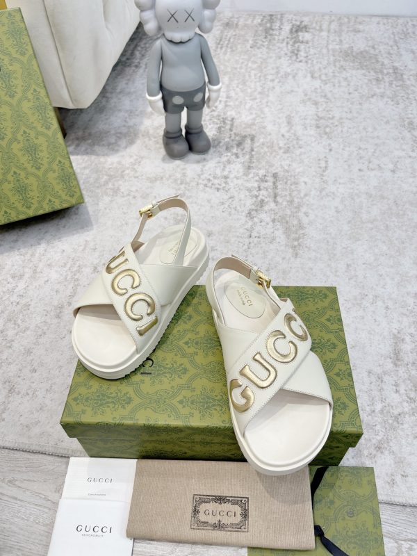 Gucci spring summer slippers sandals white A - Image 5