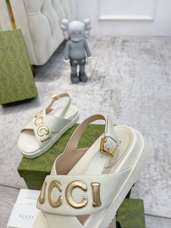Gucci spring summer slippers sandals white A - Image 6