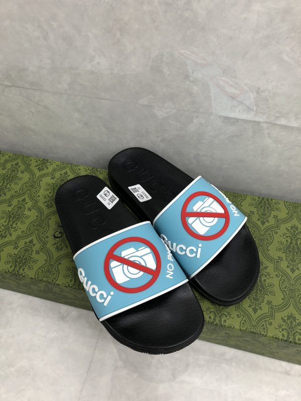 Gucci men's and women's homobian Gudgem slippers sandals - Image 4
