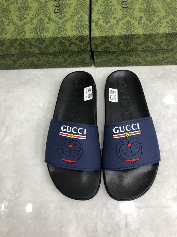 Gucci men’s and women’s homobian Gudgem slippers sandals E
