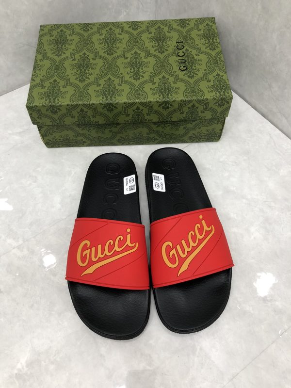 Gucci men’s and women’s homobian Gudgem slippers sandals G