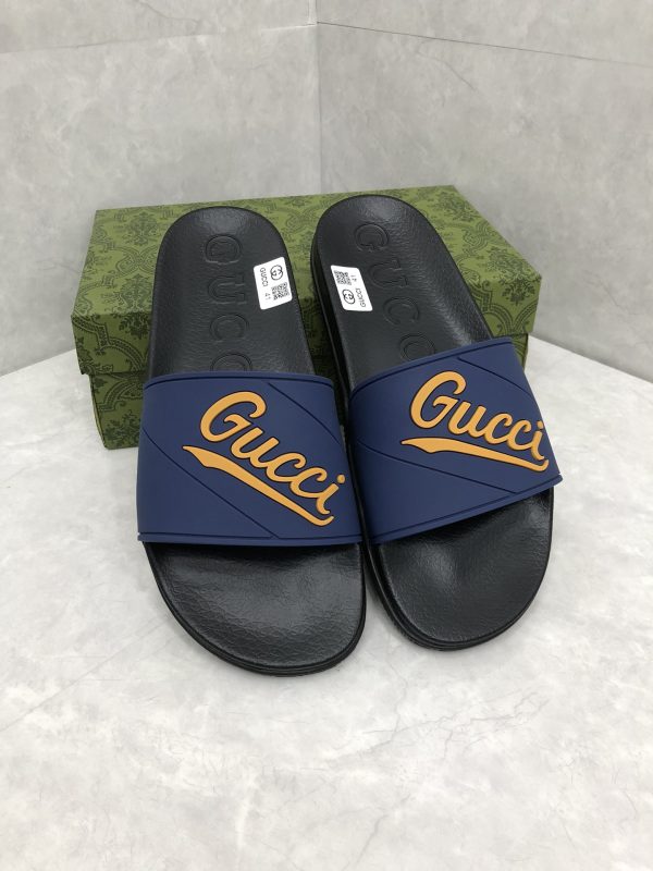 Gucci men’s and women’s homobian Gudgem slippers sandals J