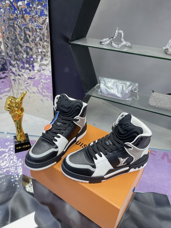 2024 Louis Witton High Top Collection Trainer is transparent PVC sneakers B - Image 3