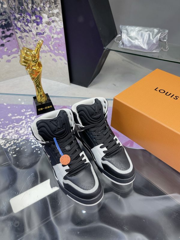 2024 Louis Witton High Top Collection Trainer is transparent PVC sneakers B - Image 9