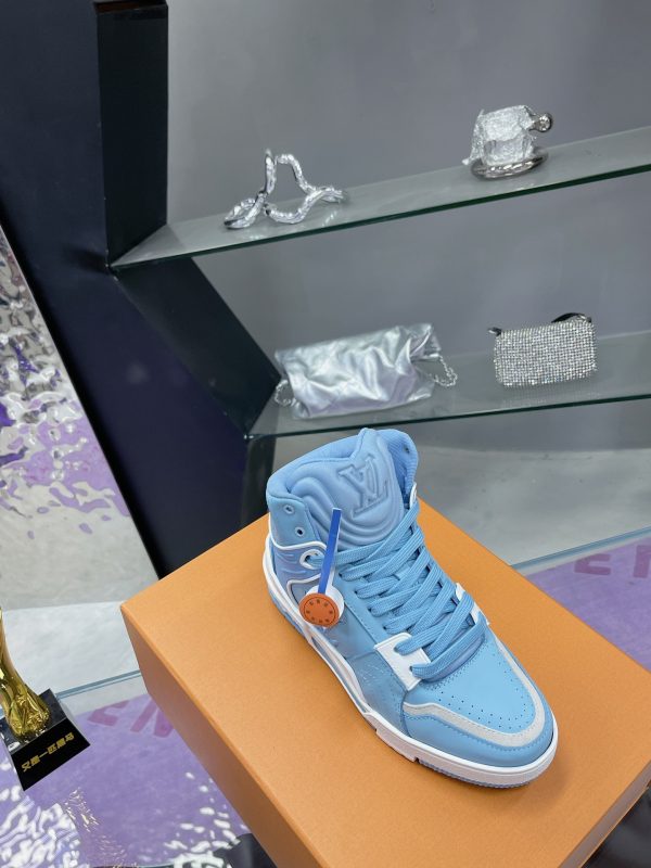 2024 Louis Witton High Top Collection Trainer is transparent PVC sneakers B - Image 5