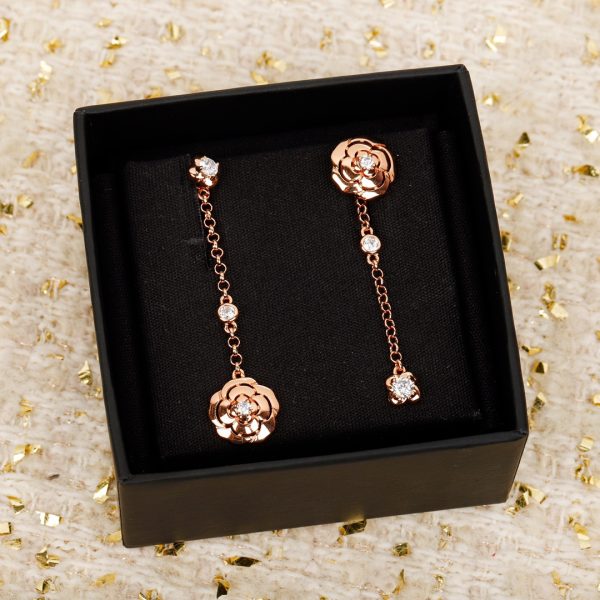 Camellia Stud Earrings New Chanel Stud Earrings