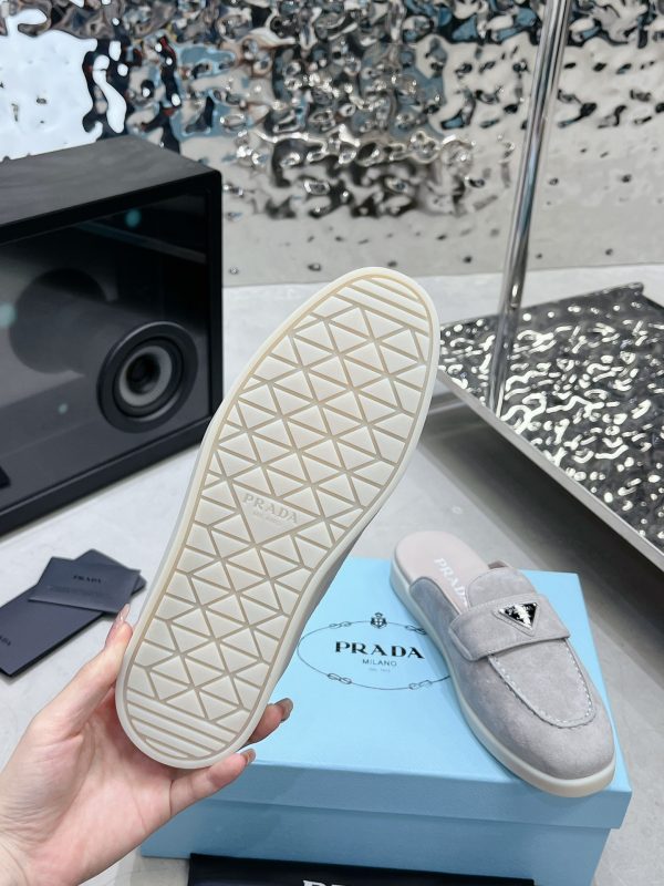 Couples Prada 2023 latest loafers half slippers A - Image 9