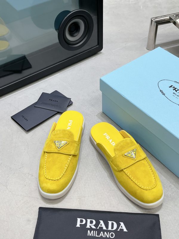Couples Prada 2023 latest loafers half slippers B - Image 4